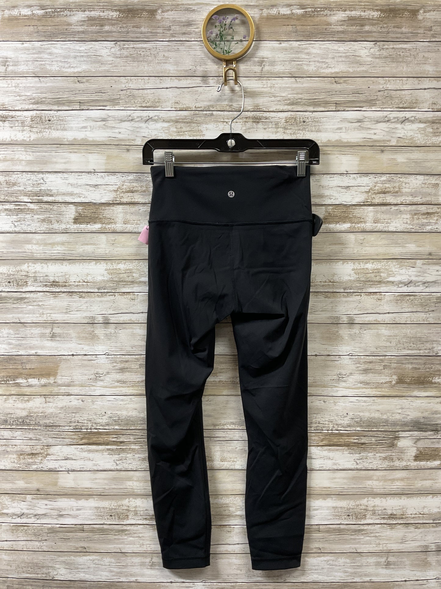 Athletic Leggings Capris By Lululemon In Black, Size:4