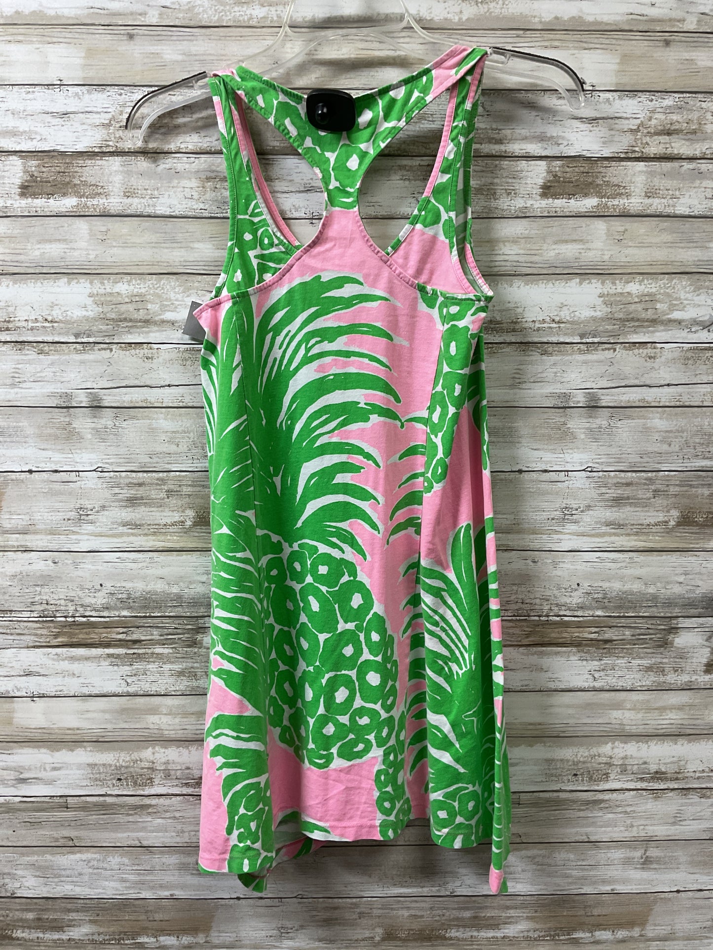 Dress Casual Short By Lilly Pulitzer In Green & Pink, Size:Xxs