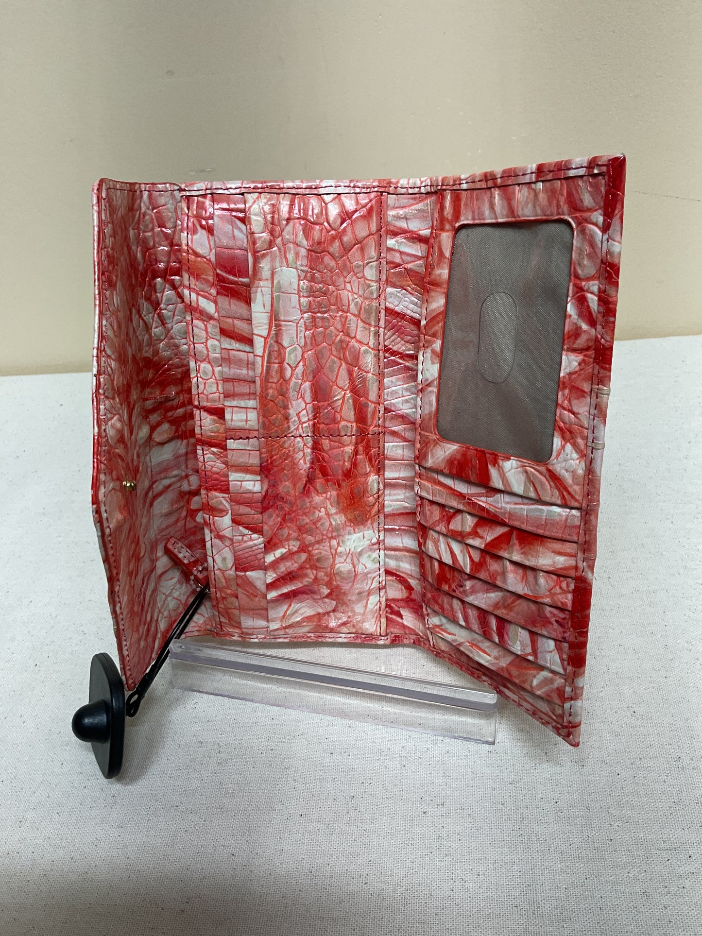 Wallet Designer By Brahmin In Orange, Size:Large