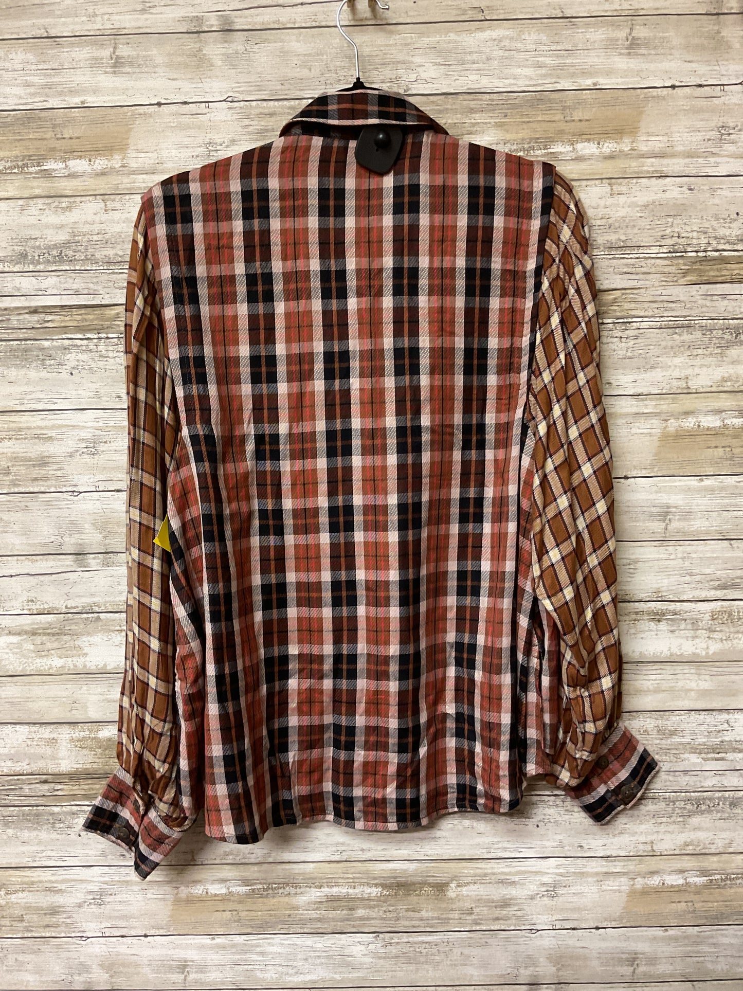 Top Ls By Free People In Brown & Cream, Size:S