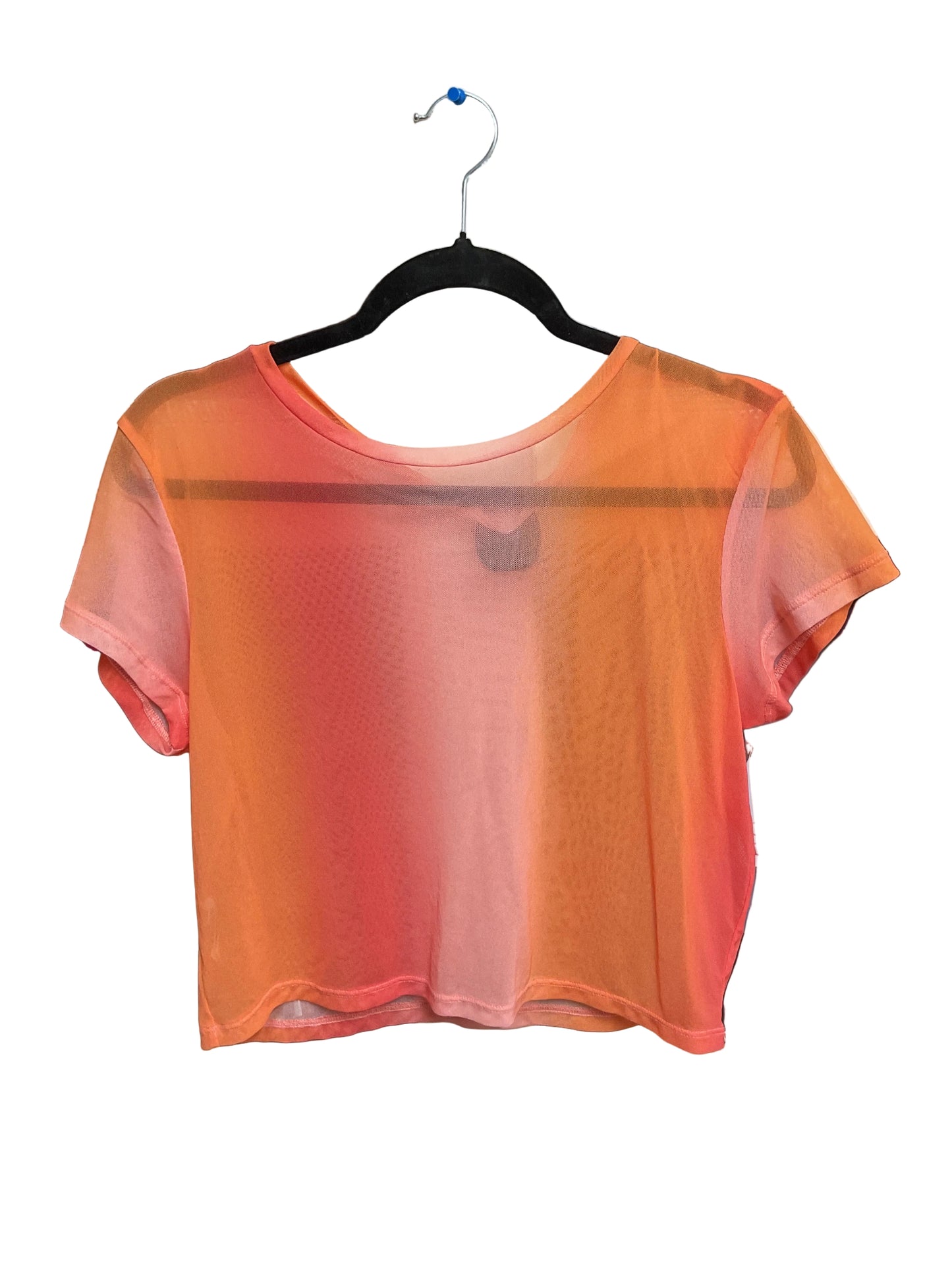 Top Ss By Aerie In Orange & Pink, Size:L