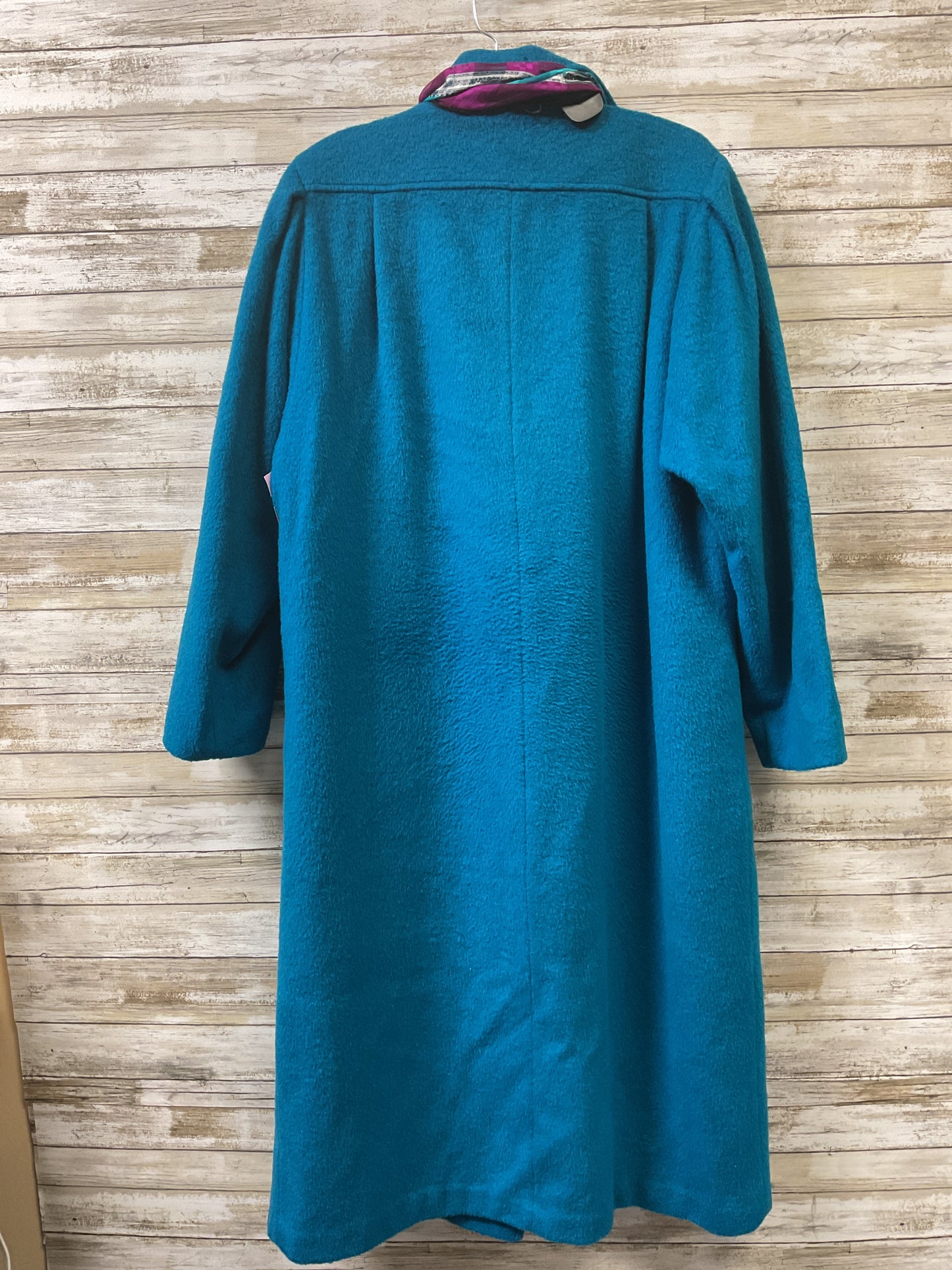 Coat Wool By Cmb In Teal, Size:L