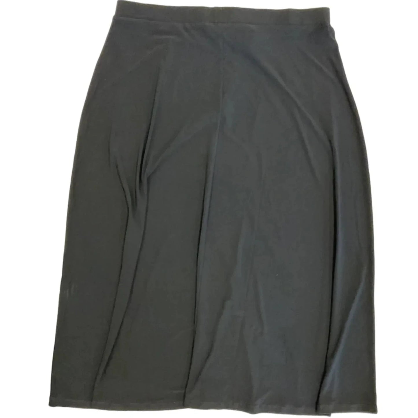 Skirt Maxi By Evan-picone In Black, Size: Xl