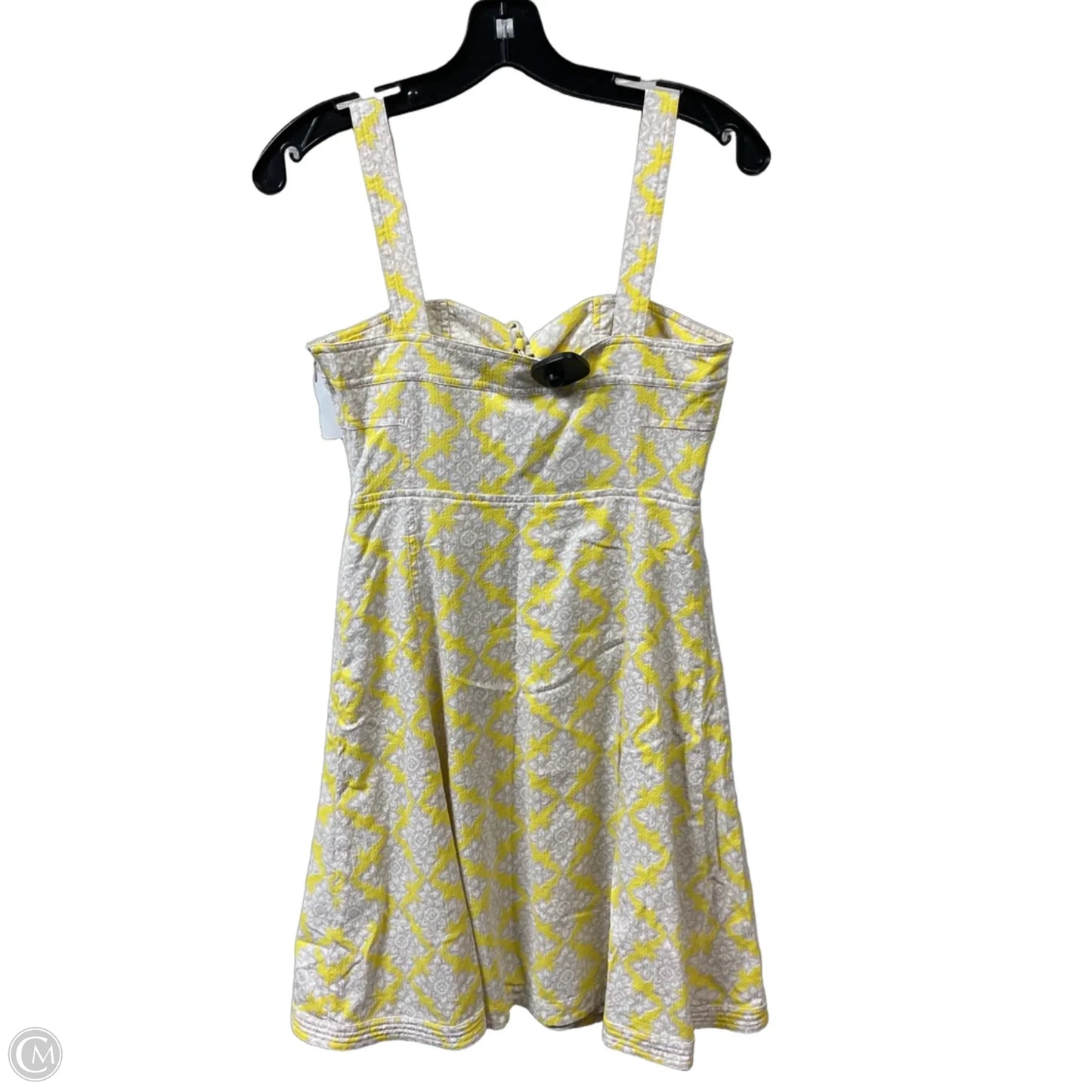 Dress Designer By Diane Von Furstenberg In Tan & Yellow, Size: S
