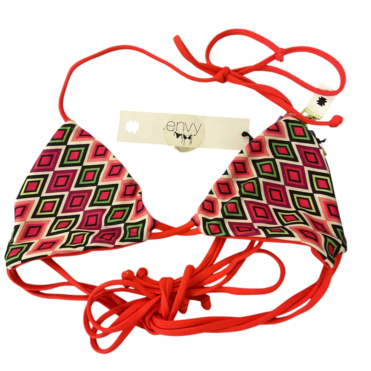 Swimsuit Top By Clothes Mentor In Red, Size: M