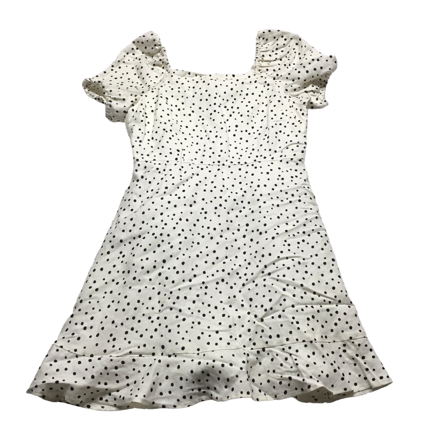 Black & White Dress Casual Short Loft, Size 4
