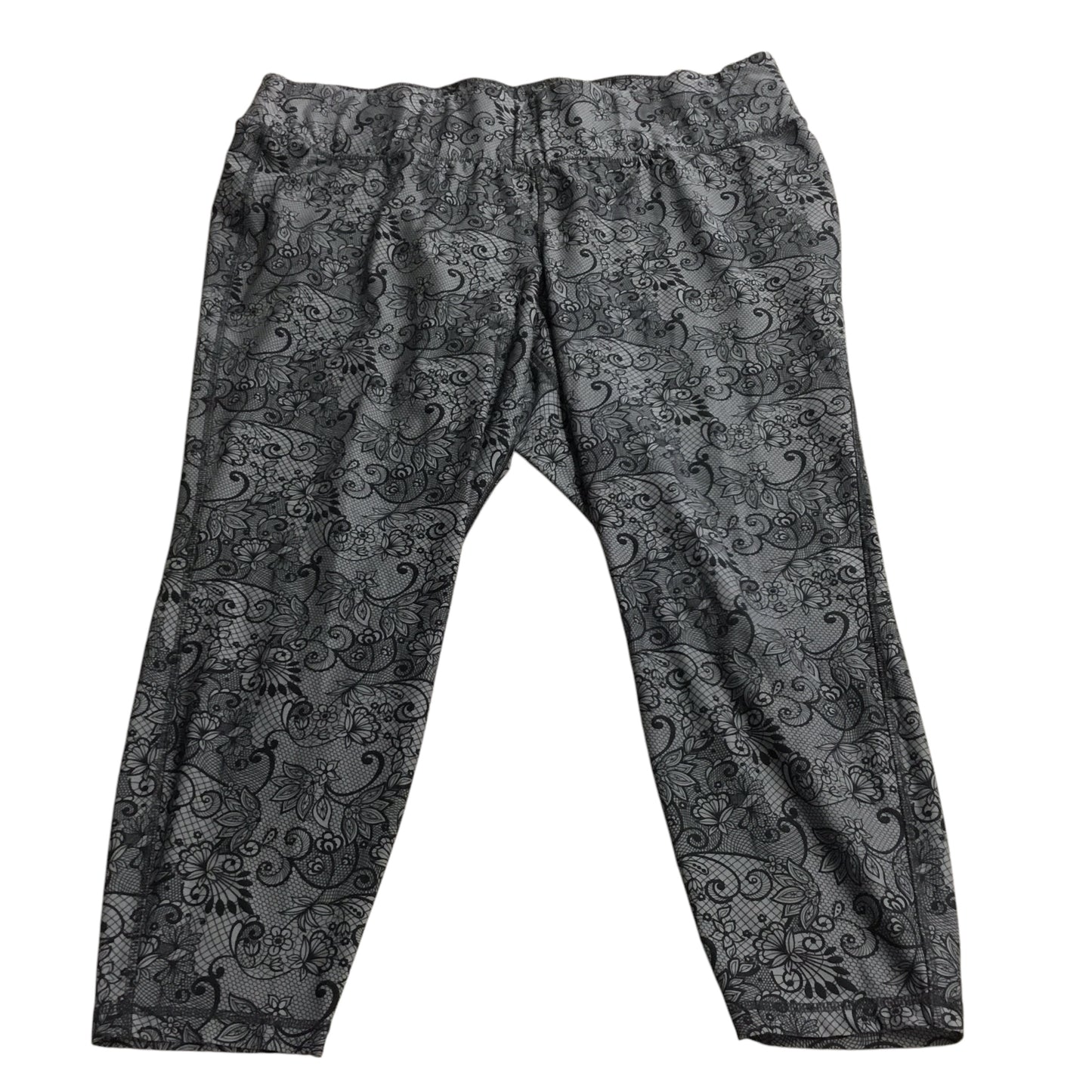 Athletic Leggings By Livi Active In Grey, Size: 4x