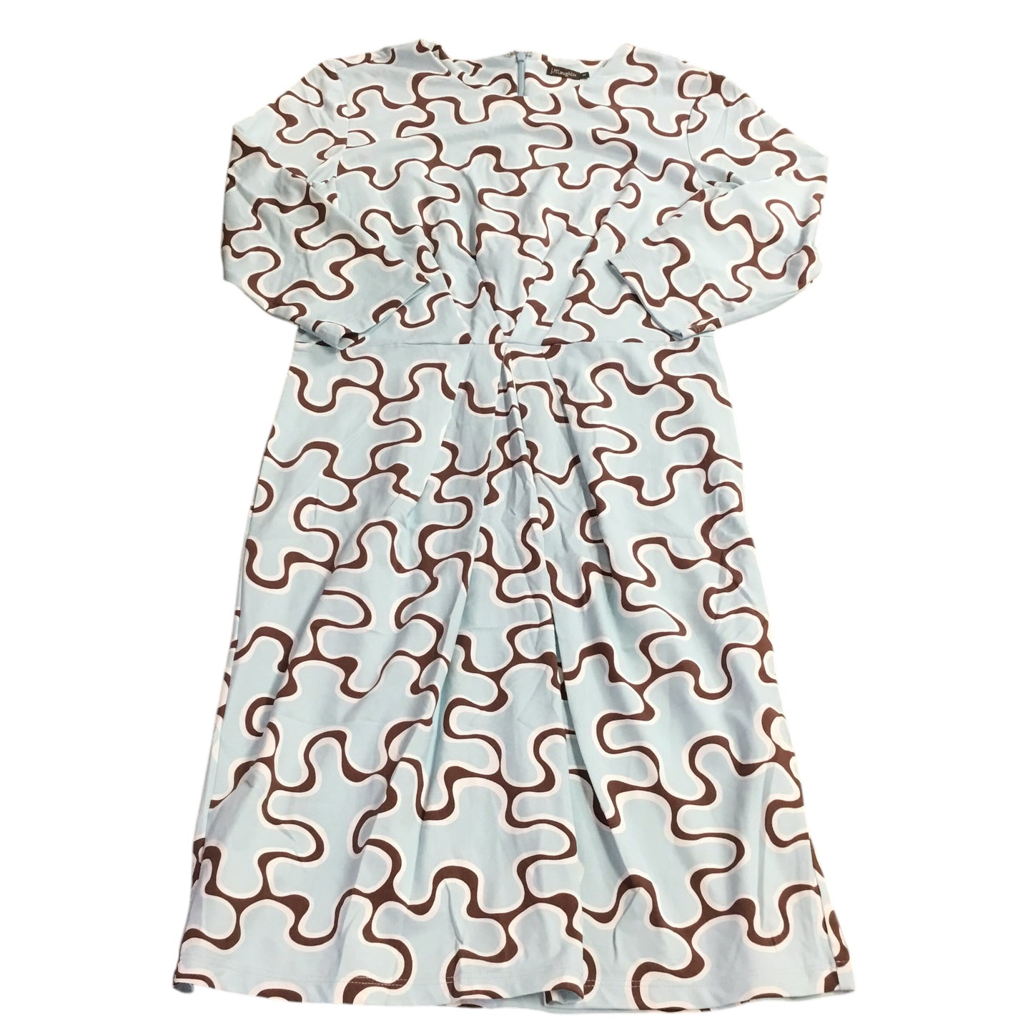 Dress Casual Short By J Mclaughlin In Blue & Brown, Size: M