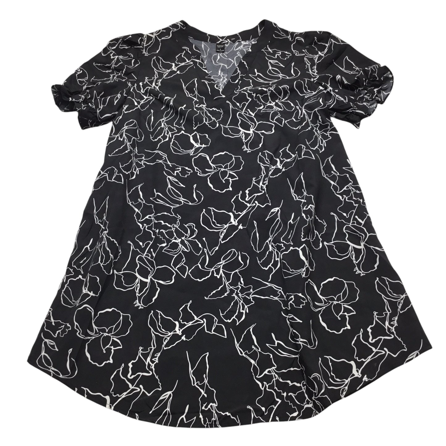 Dress Casual Short By Clothes Mentor In Black & White, Size: L