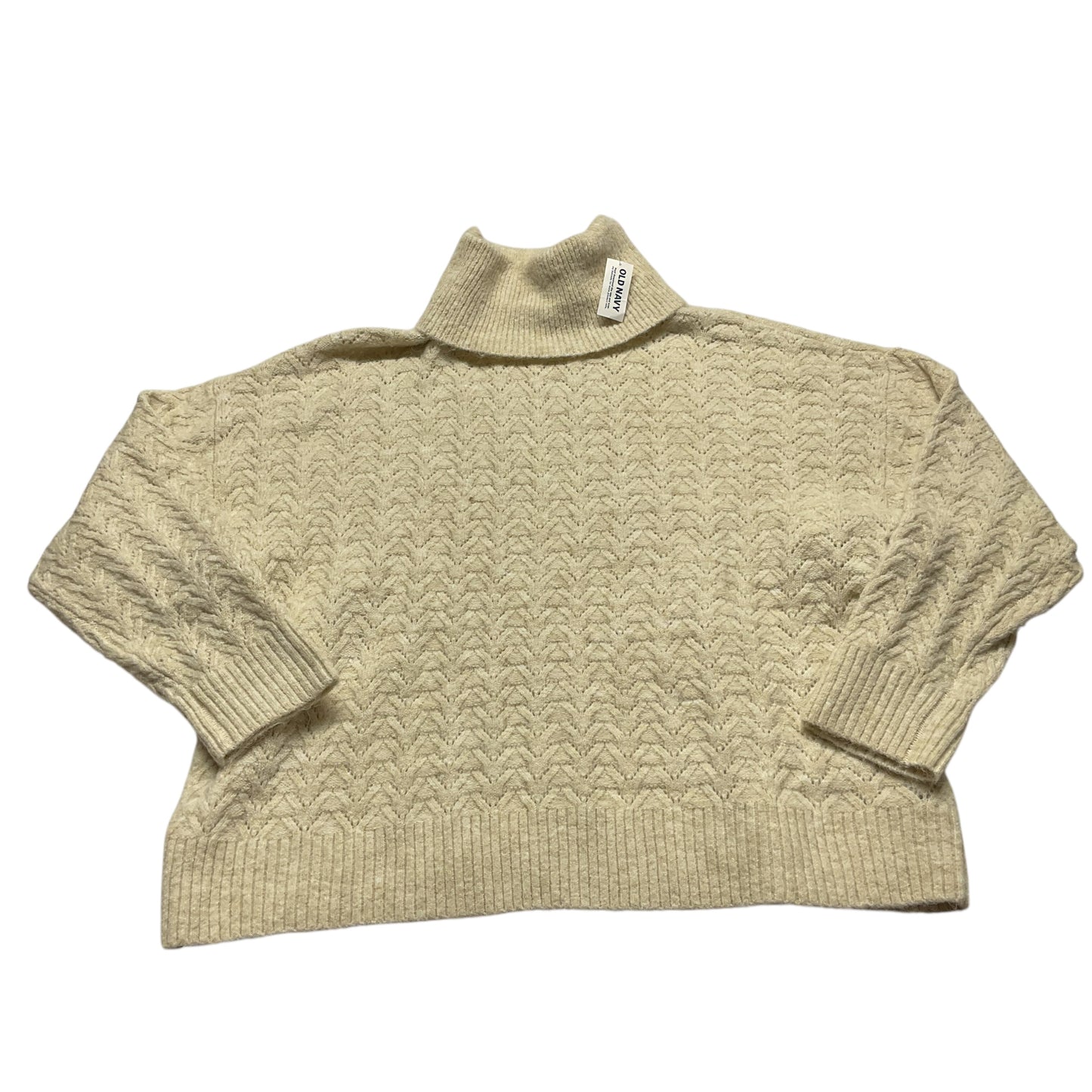Sweater By Old Navy In Cream, Size: 2x