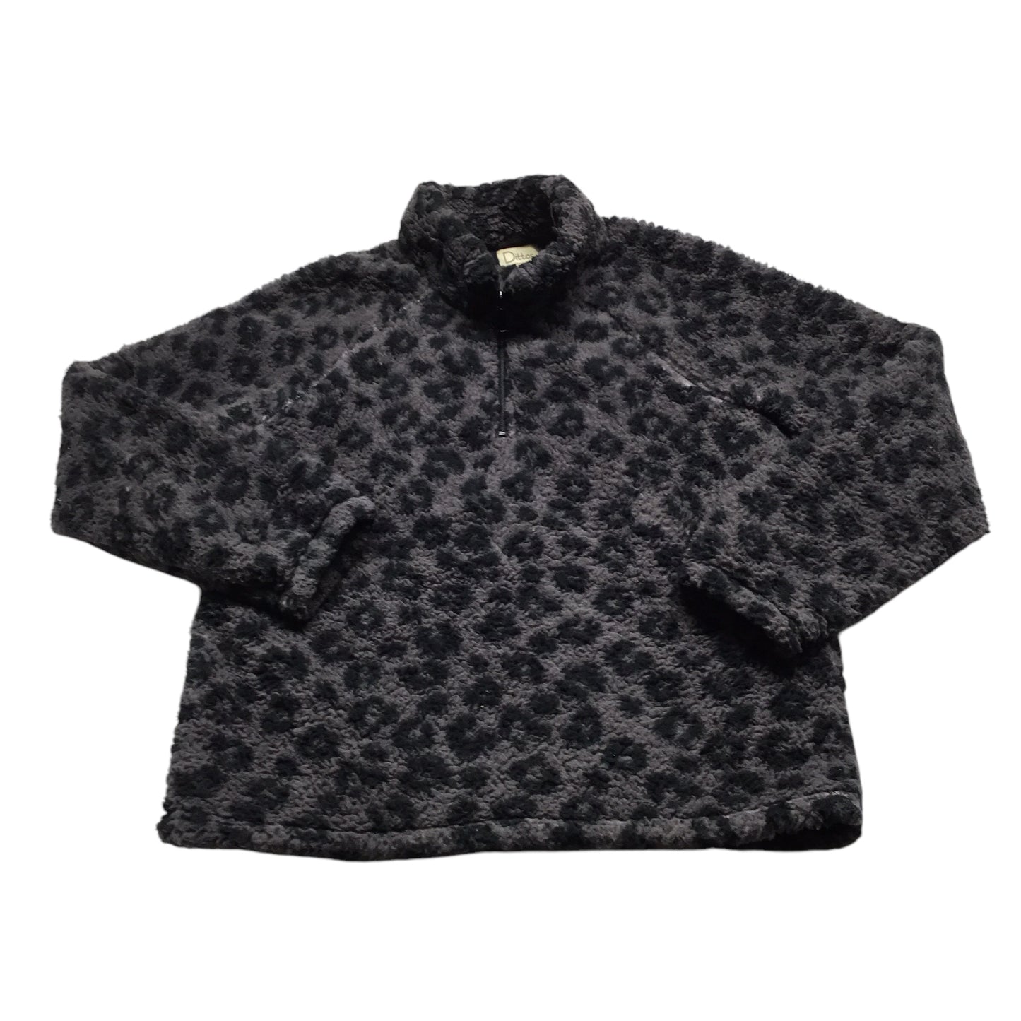 Jacket Faux Fur & Sherpa By Clothes Mentor In Animal Print, Size: L