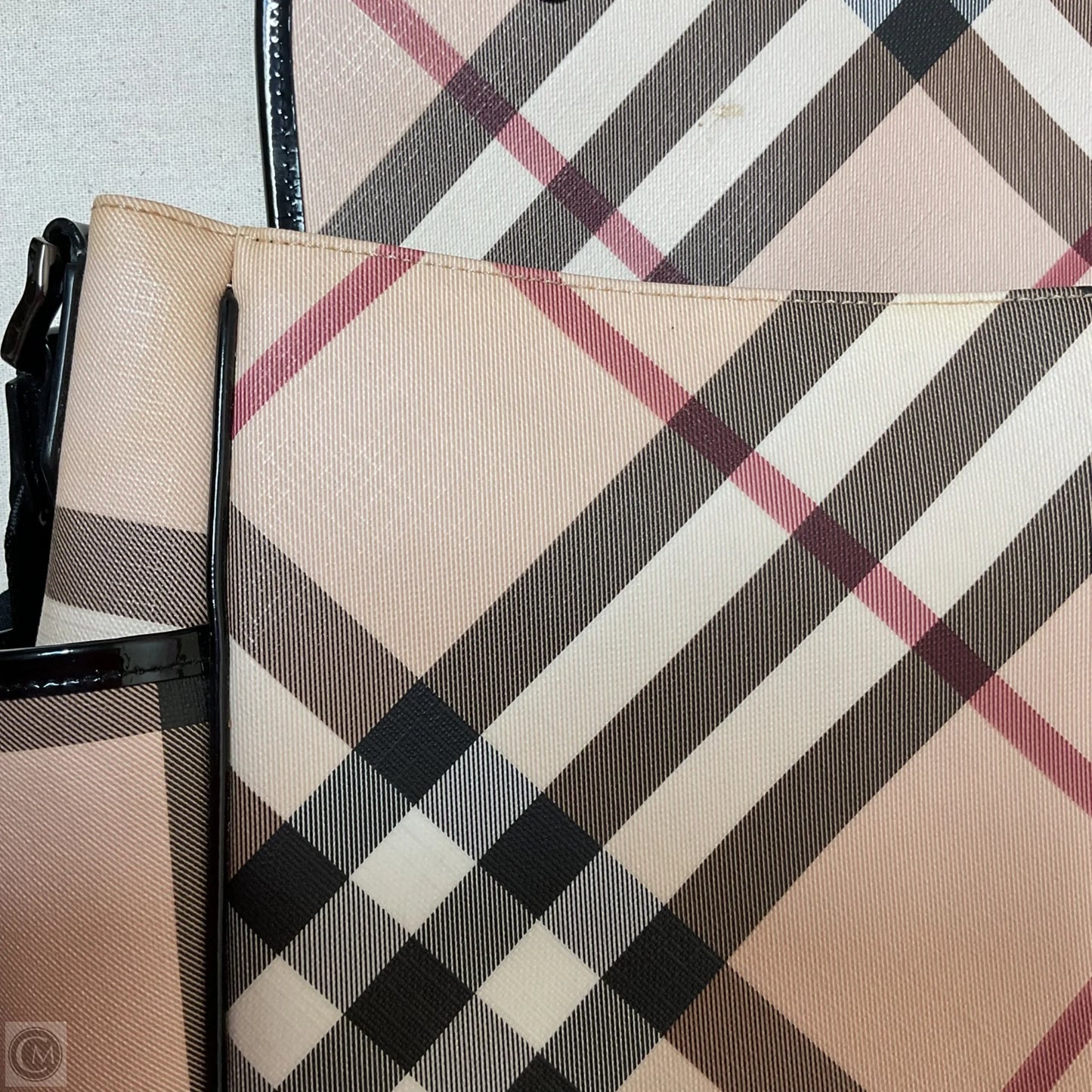 Laptop Bag Luxury Designer By Burberry, Size: Large