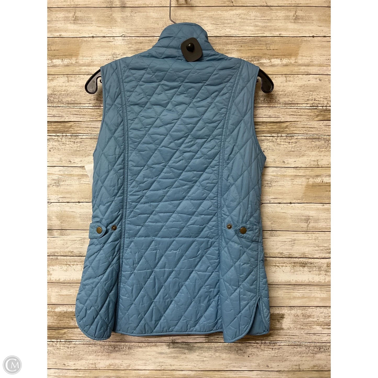 Vest Puffer & Quilted By Barbour In Blue, Size: 6