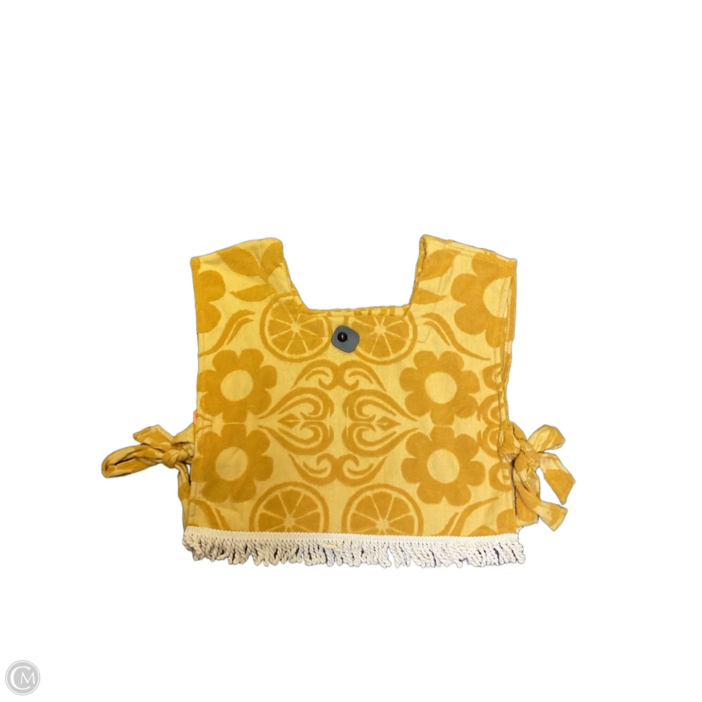 Top Sleeveless By Cmb In Yellow, Size: Osfm