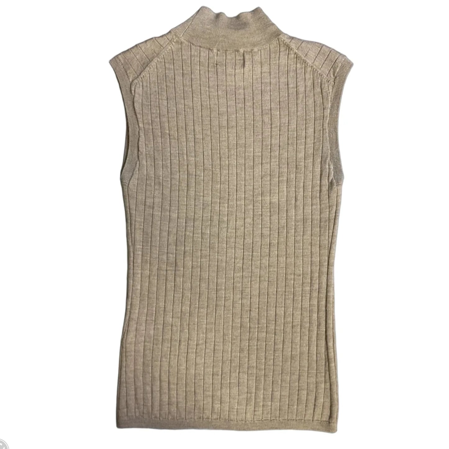 Top Sleeveless By Banana Republic In Brown, Size: M