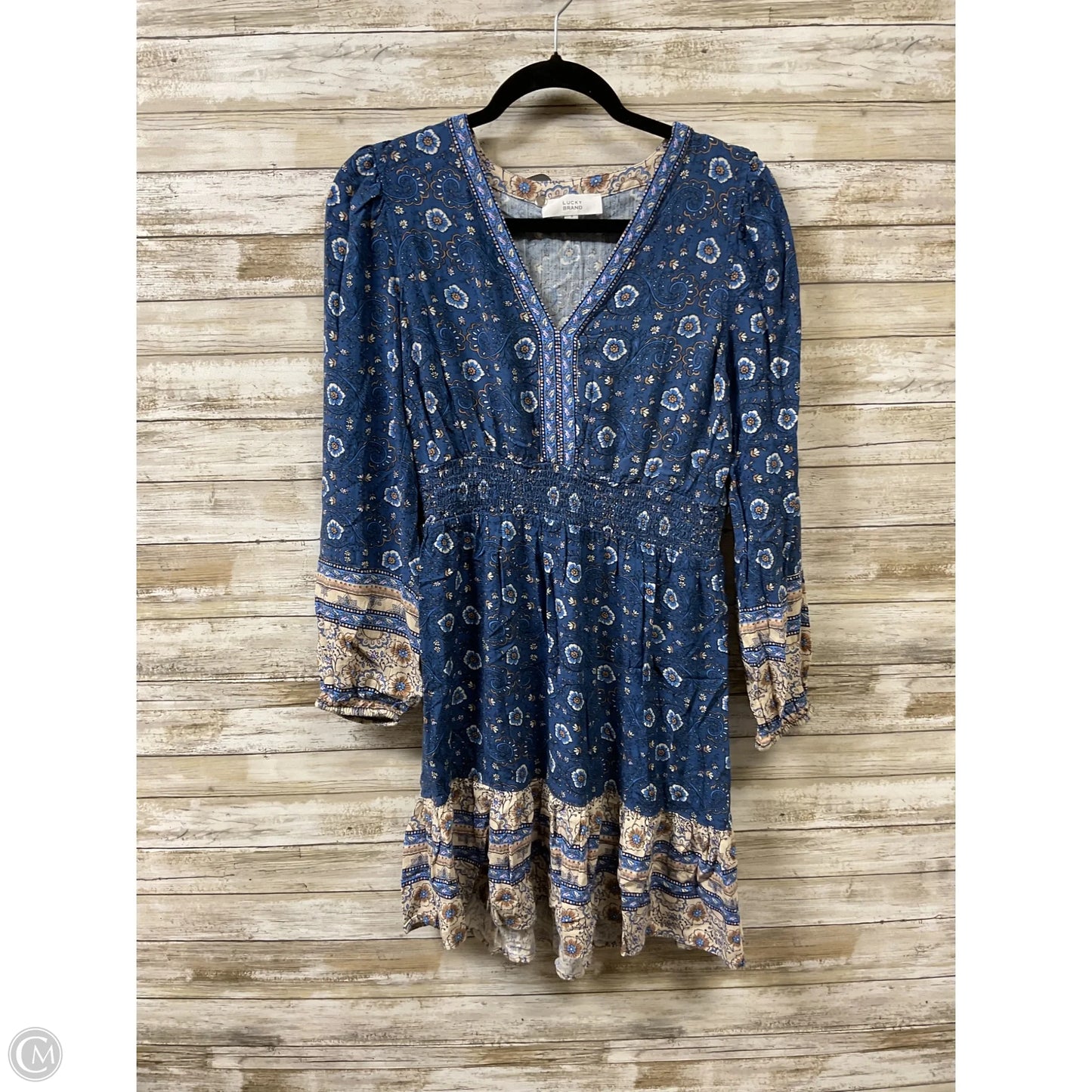 Dress Casual Short By Lucky Brand In Blue, Size: M