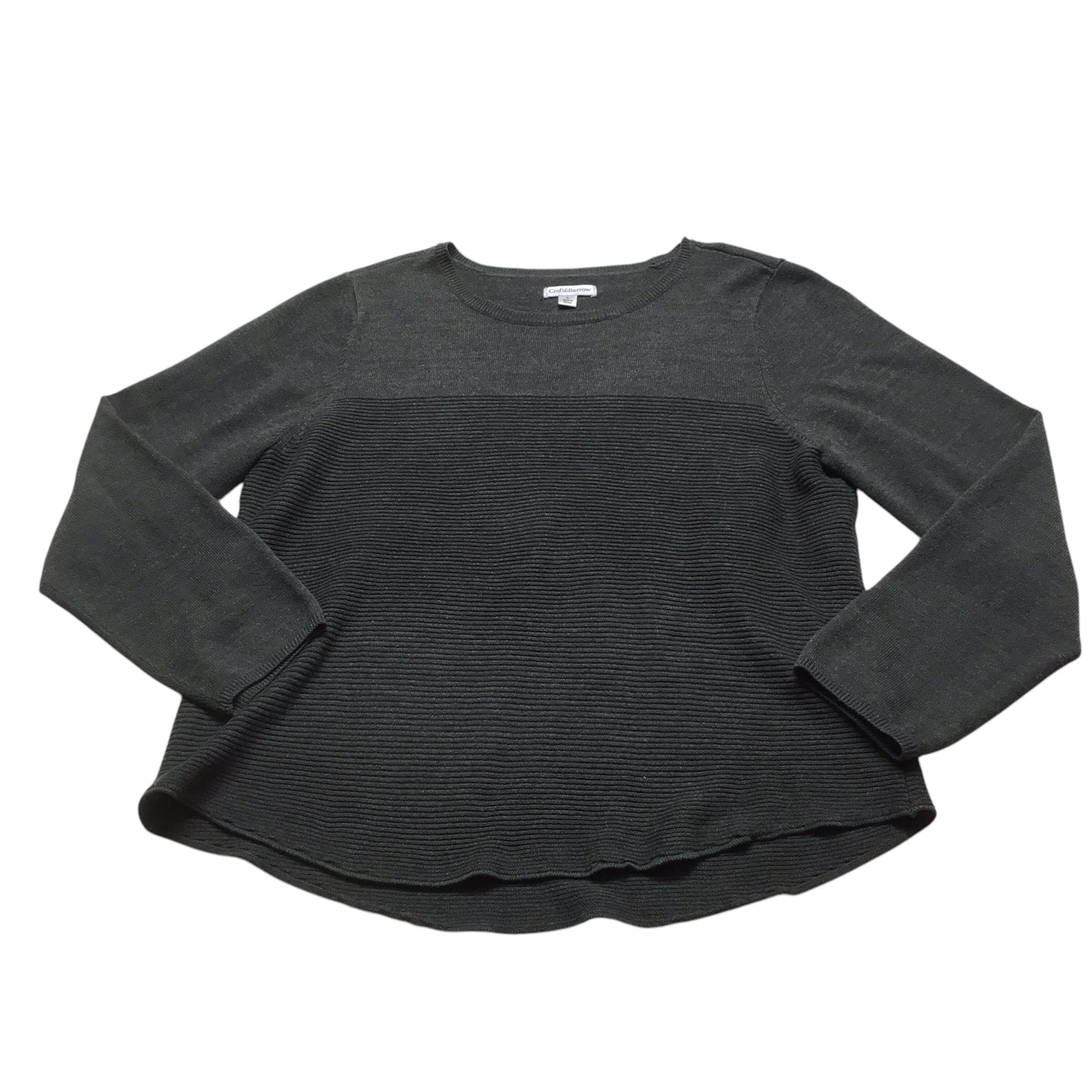 Sweater By Croft And Barrow In Grey, Size: L