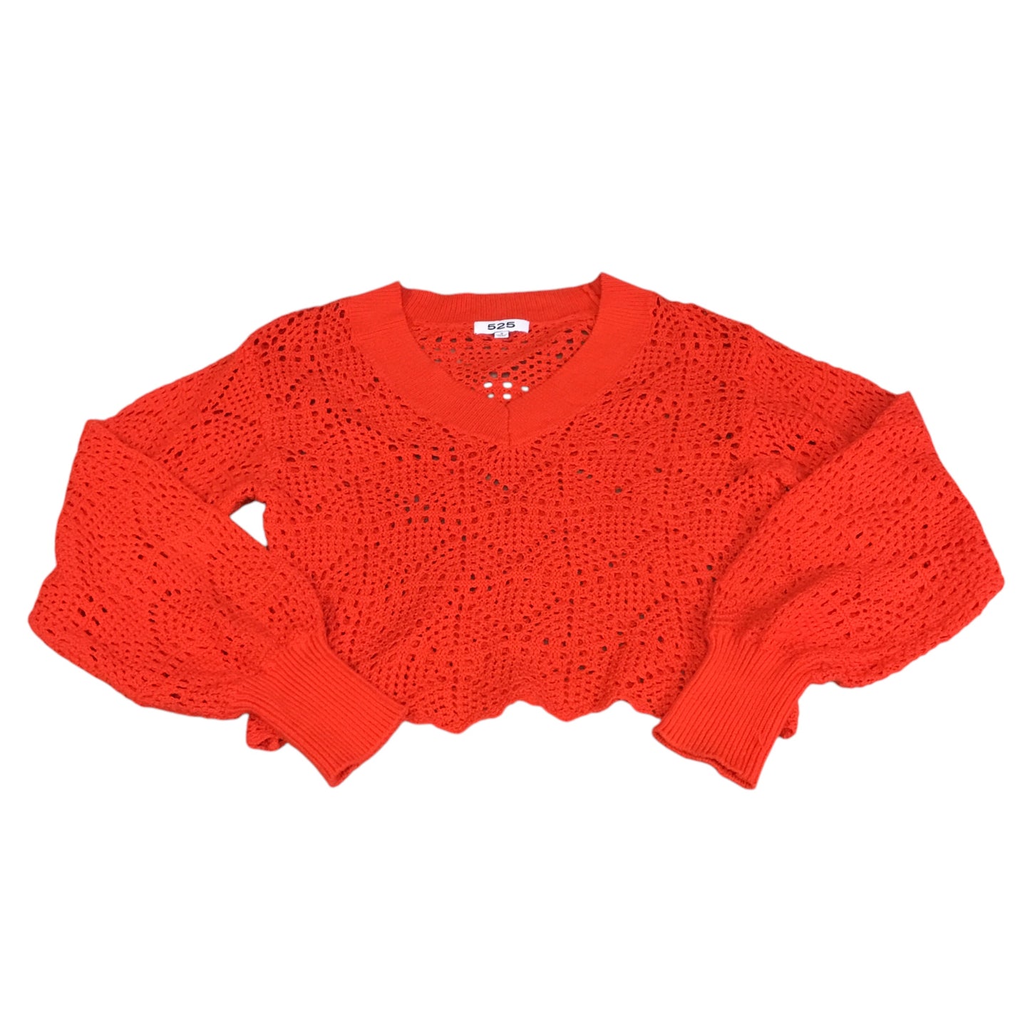 Sweater By 525 In Orange, Size: S