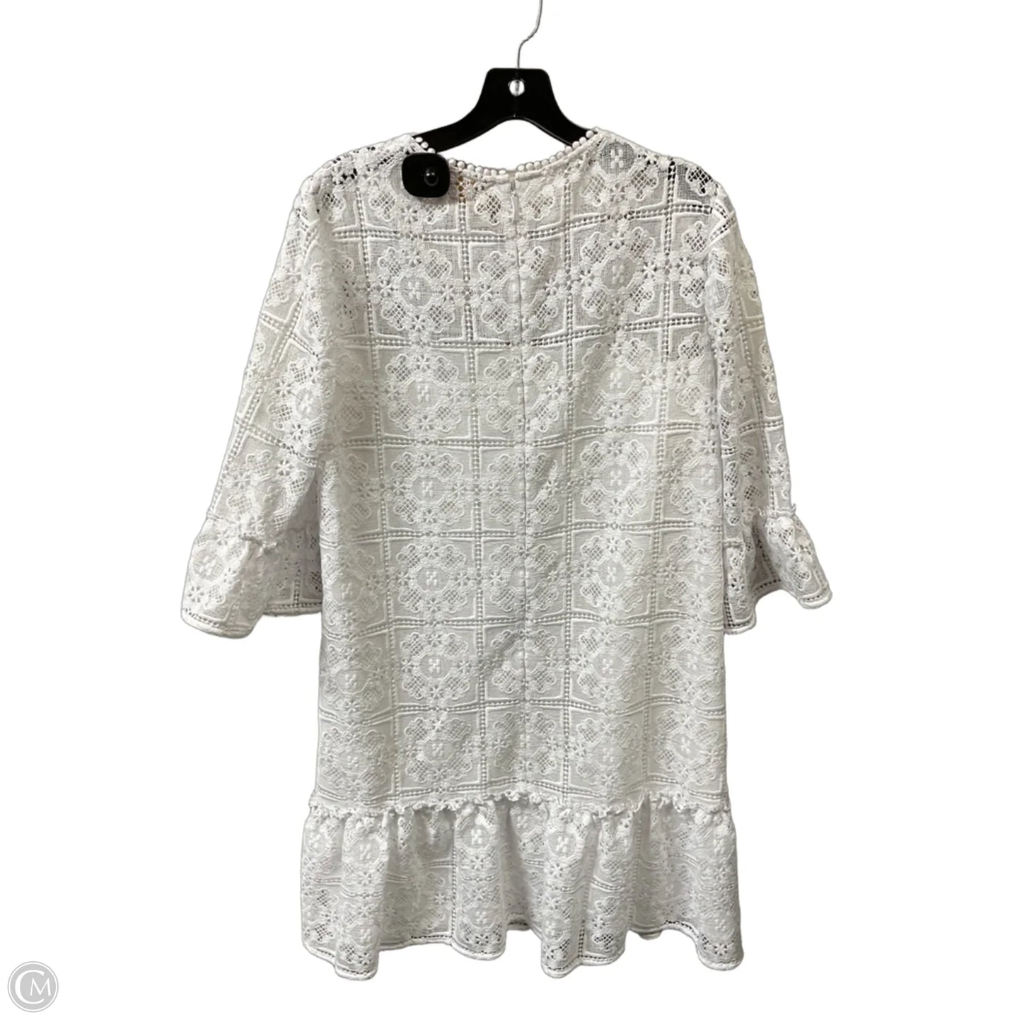 Dress Designer By Kate Spade In White, Size: 12
