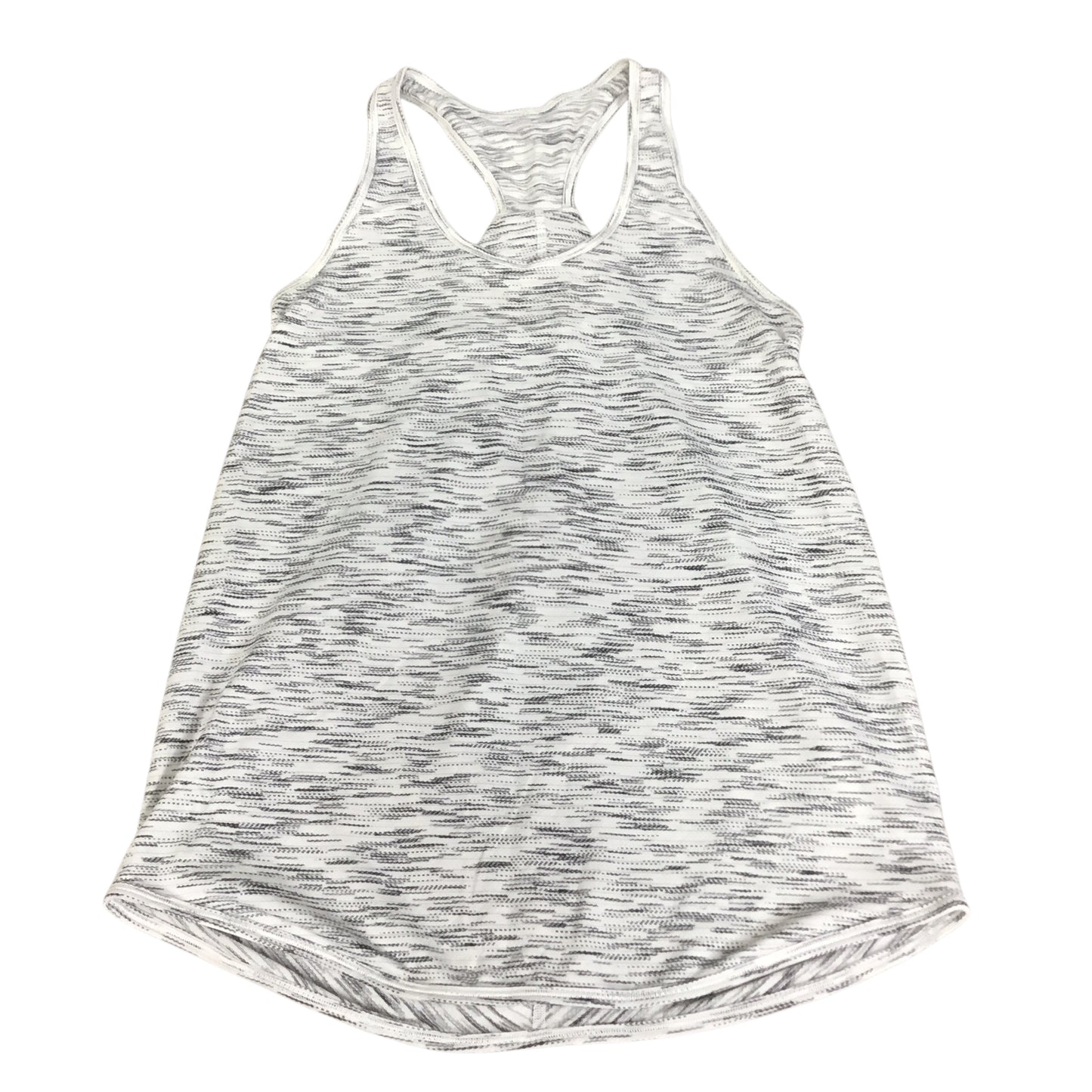 Athletic Tank Top By Lululemon In Black & White, Size: S