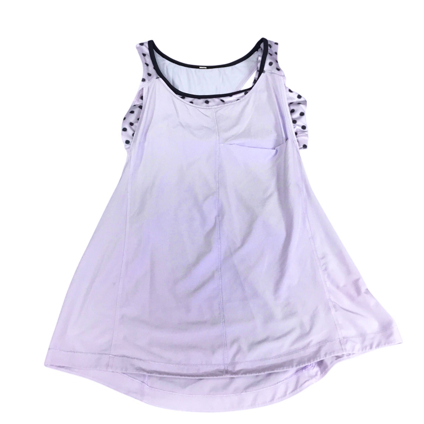Athletic Tank Top By Lululemon In Black & Purple, Size: 10