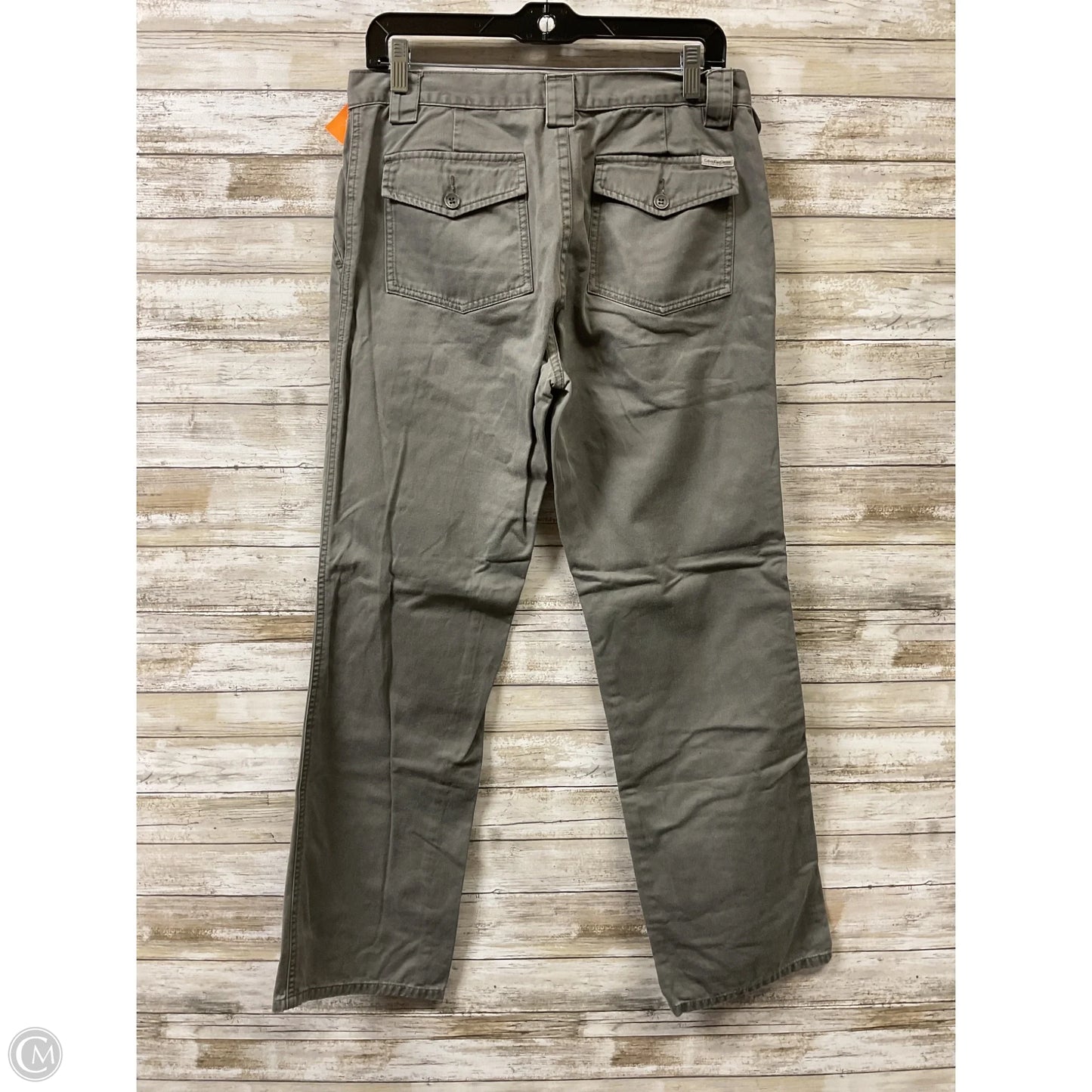 Pants Cargo & Utility By Calvin Klein In Grey, Size: 8