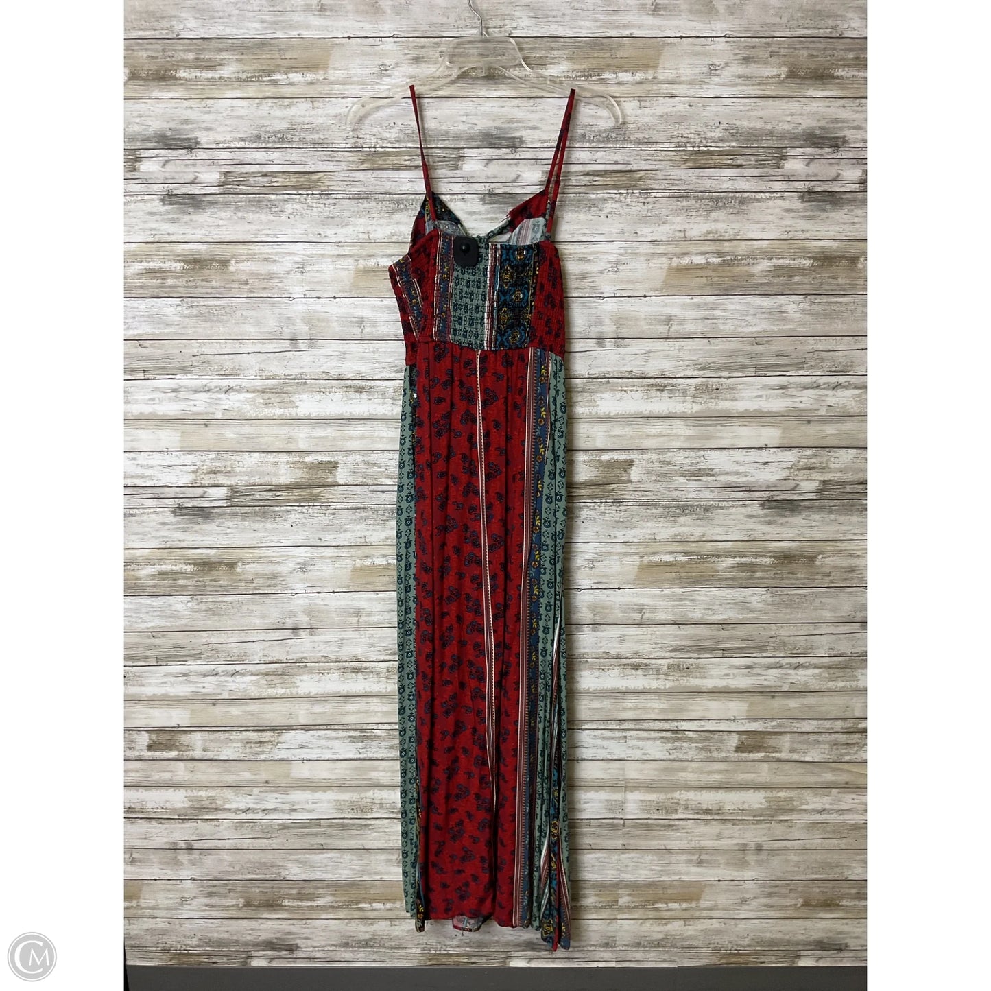 Dress Casual Maxi By Band Of Gypsies In Multi-colored, Size: M