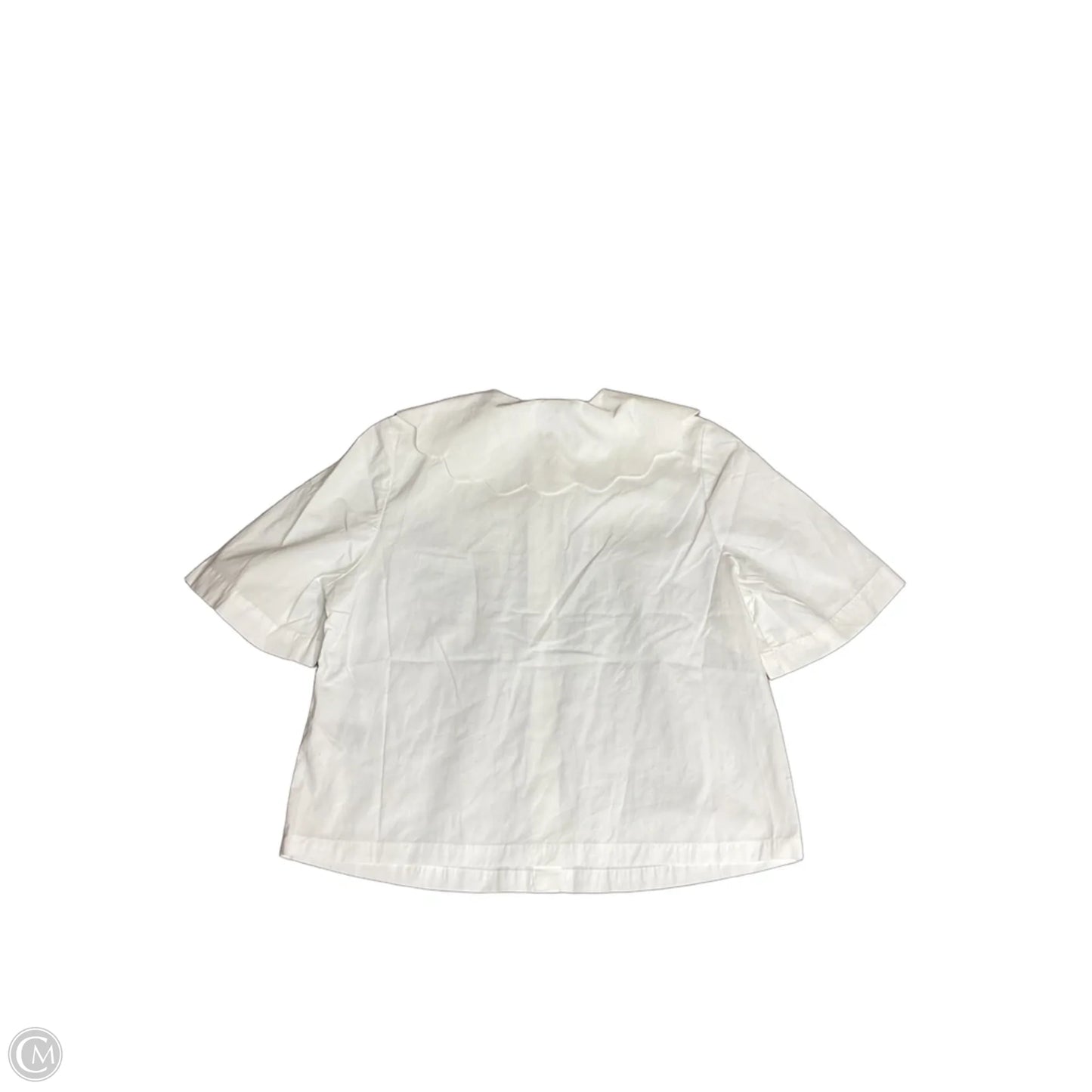 Top Short Sleeve By Divided In White, Size: M