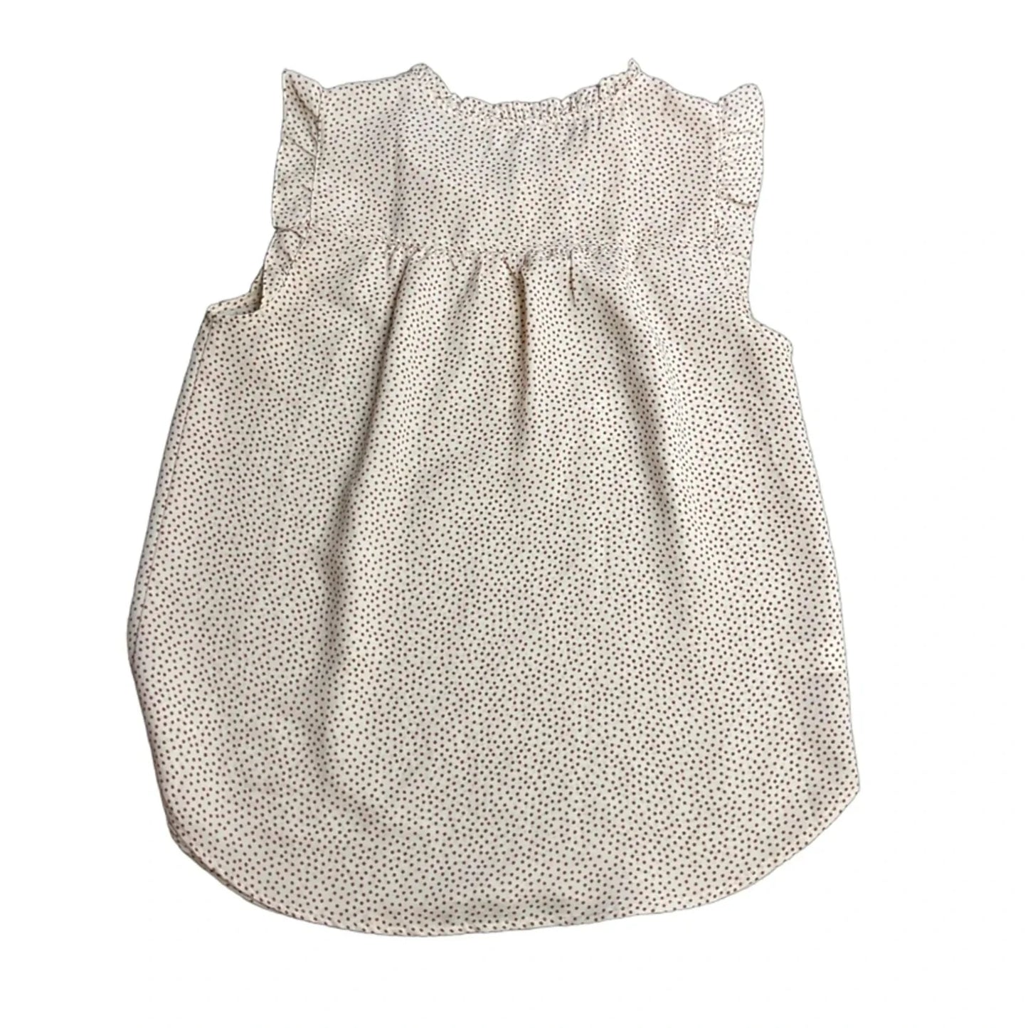 Top Sleeveless By Loft In Polkadot Pattern, Size: S