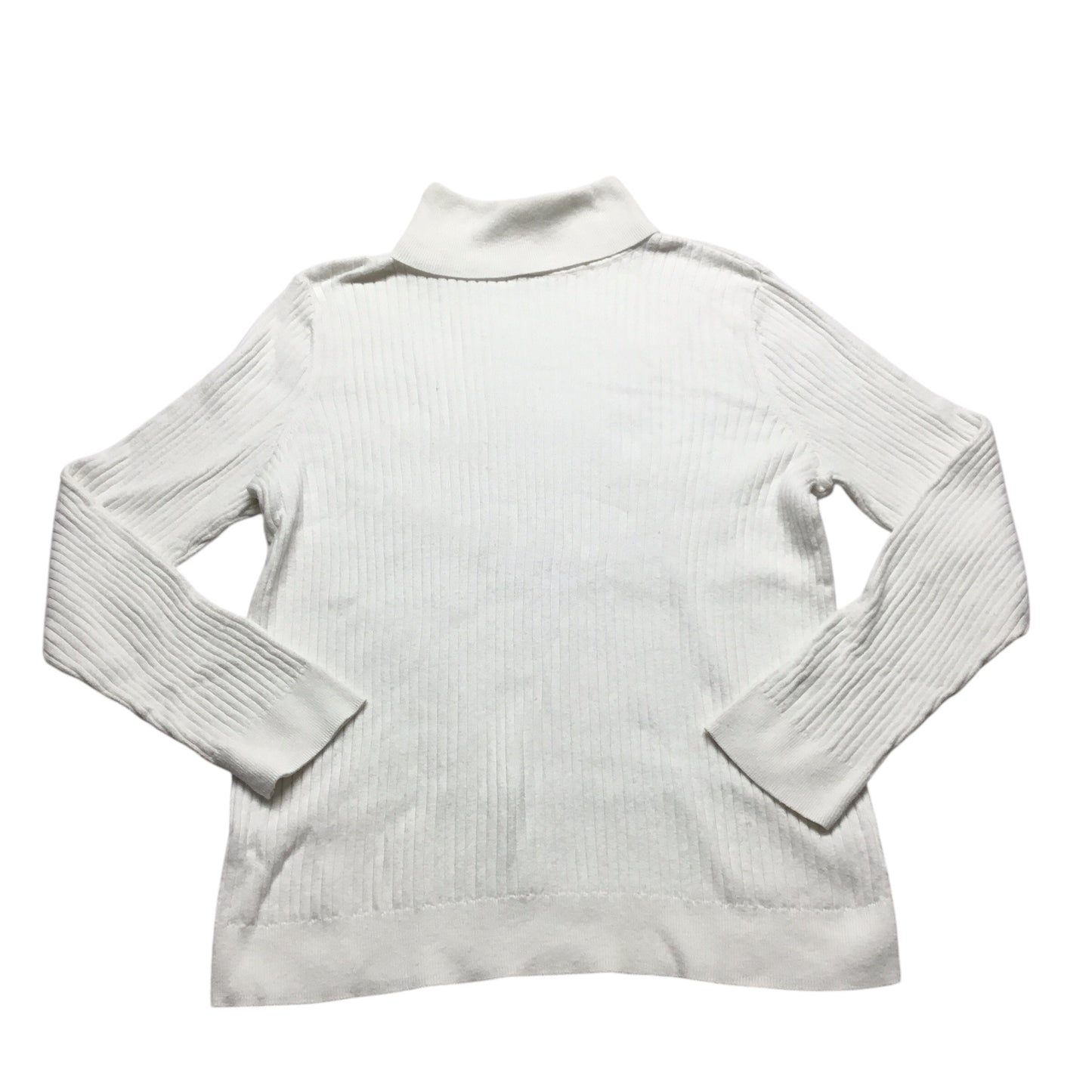 Sweater By Talbots In White, Size: Xl