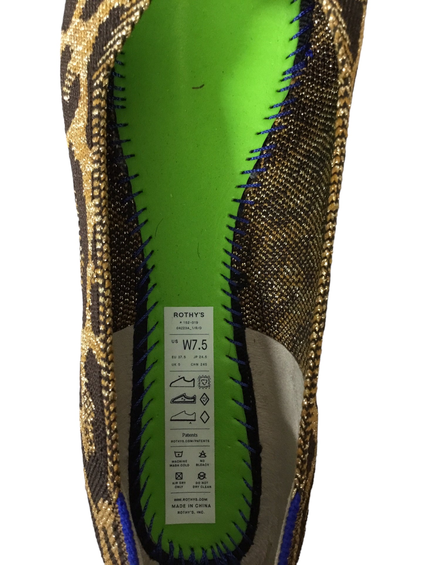 Shoes Flats By Rothys In Leopard Print, Size: 7.5