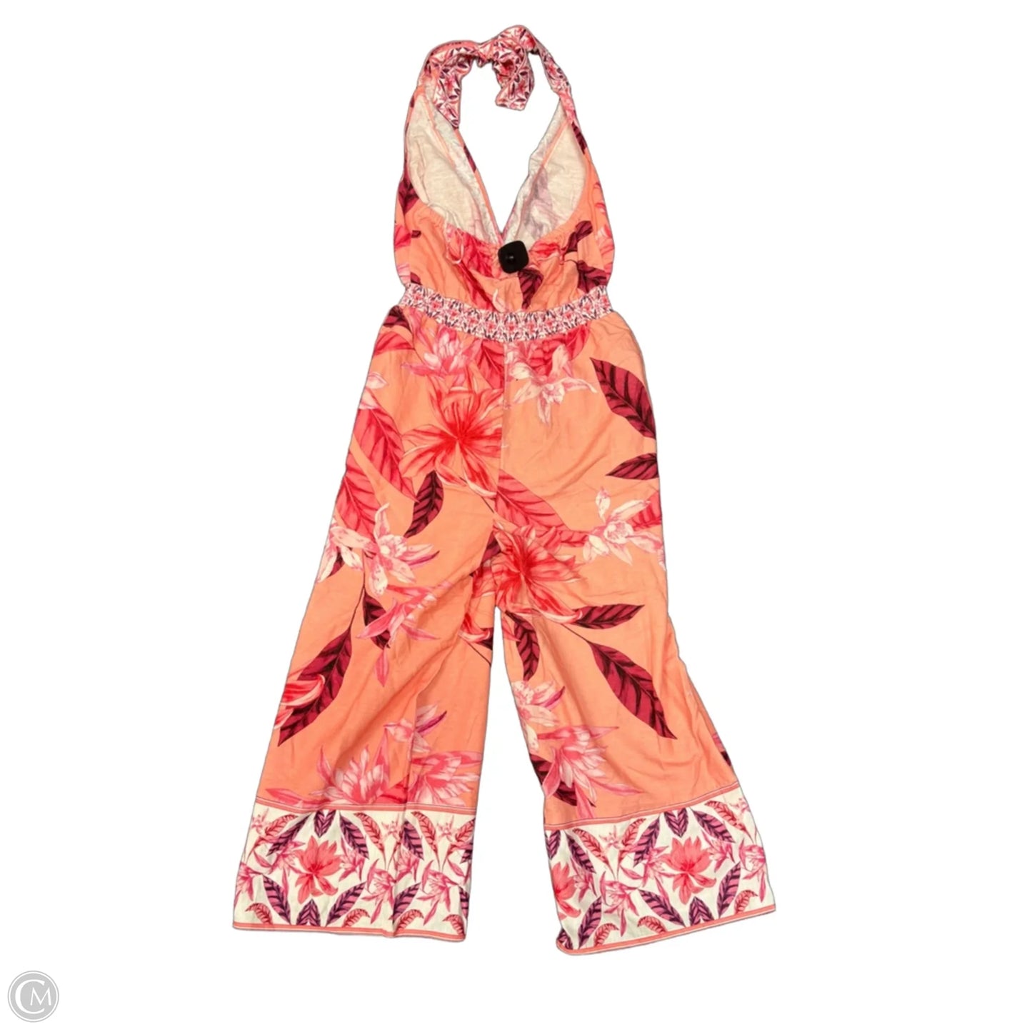 Jumpsuit By Venus In Tropical Print, Size: 8