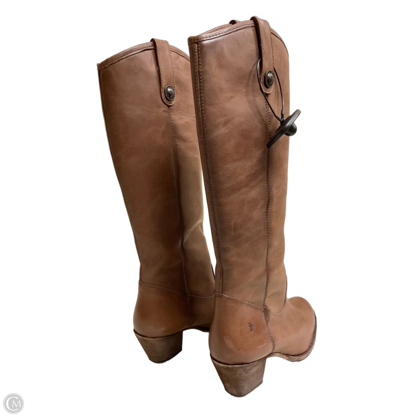 Boots Designer By Frye In Brown, Size: 6.5