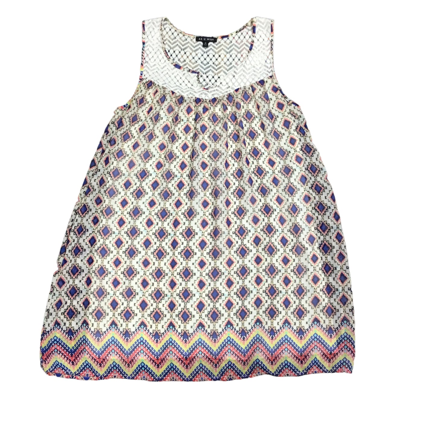 Multi-colored Dress Casual Short As U Wish, Size M