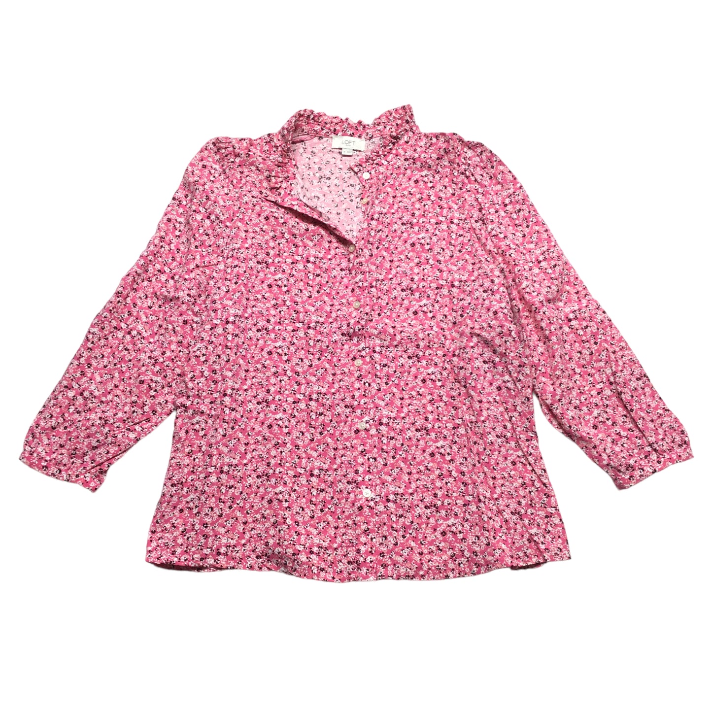 Top Long Sleeve By Loft Size: M