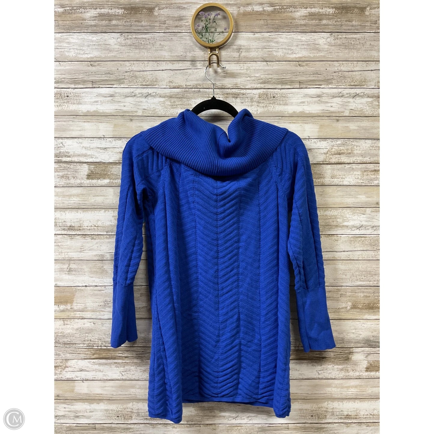 Sweater By Chaus In Blue, Size: M
