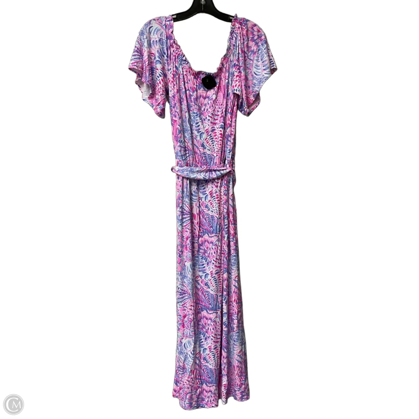 Dress Designer By Lilly Pulitzer In Pink & Purple, Size: Xl