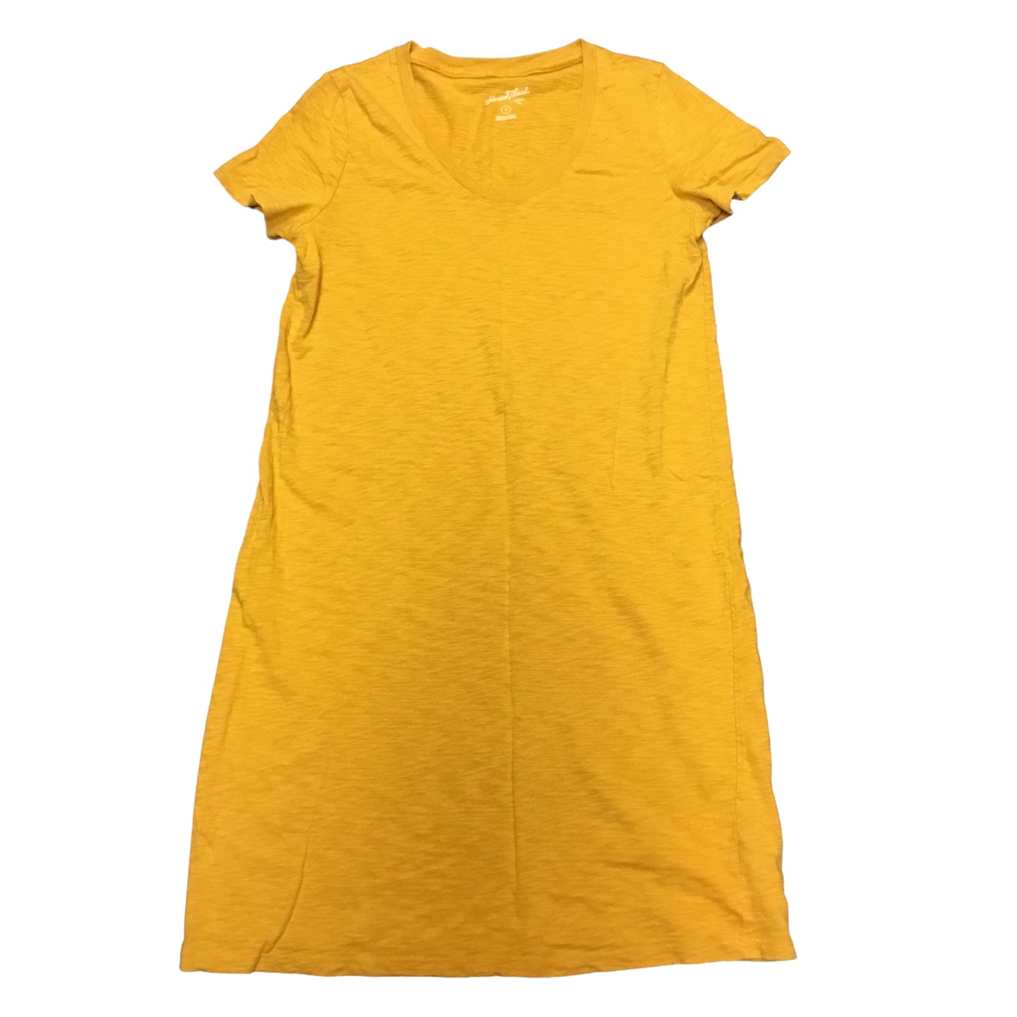 Yellow Dress Casual Short Universal Thread, Size S