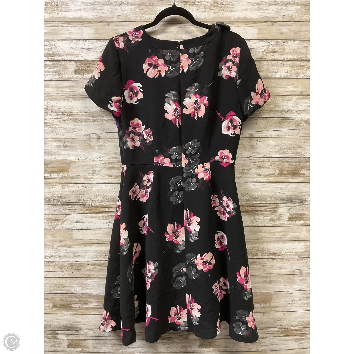 Dress Party Short By Talbots In Black & Pink, Size: M