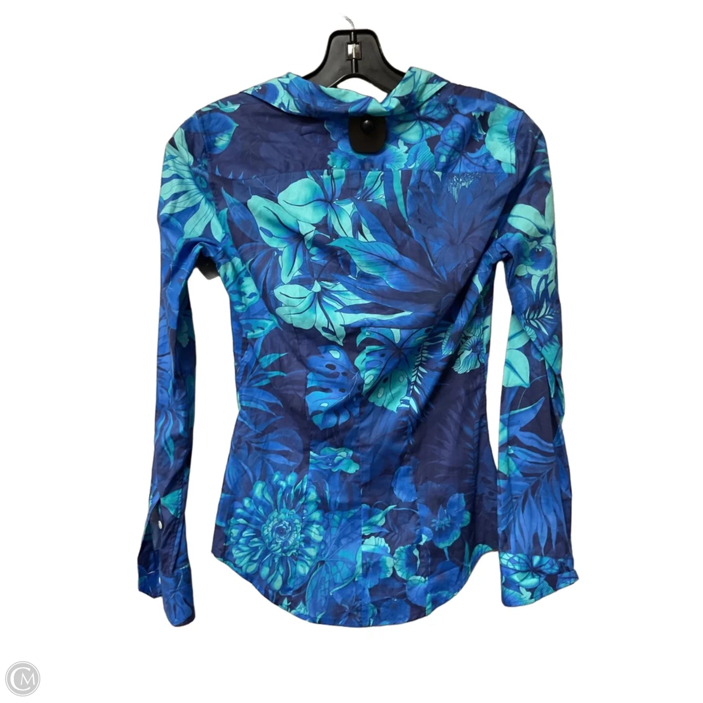 Top Long Sleeve By Cma In Blue, Size: M