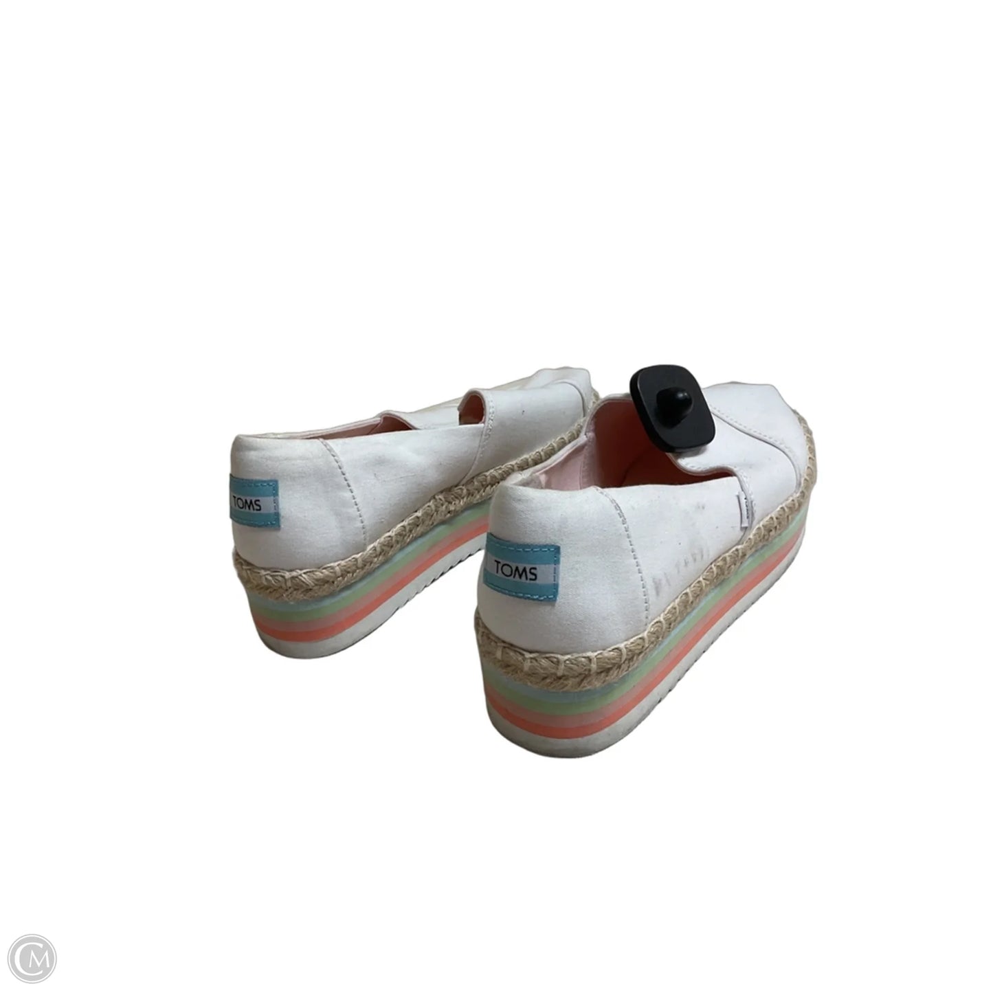 Shoes Flats By Toms In White, Size: 8