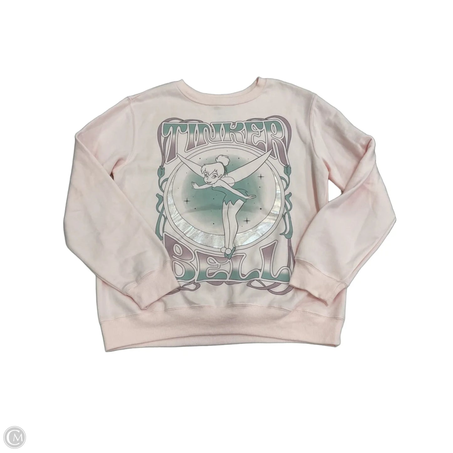 Sweatshirt Crewneck By Disney In Pink, Size: L