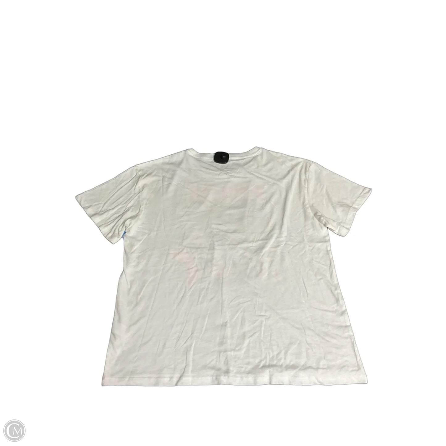 Top Short Sleeve Basic By Clothes Mentor In White, Size: L