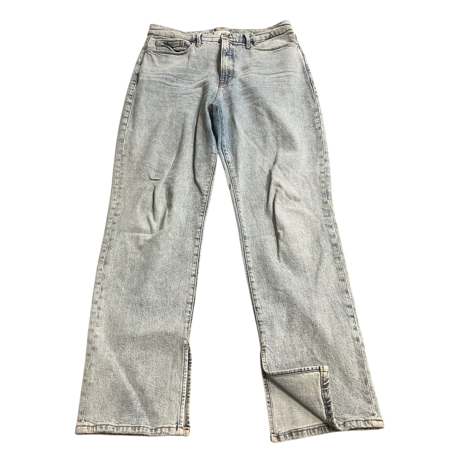 Jeans Boyfriend By Good American In Blue Denim, Size: 10