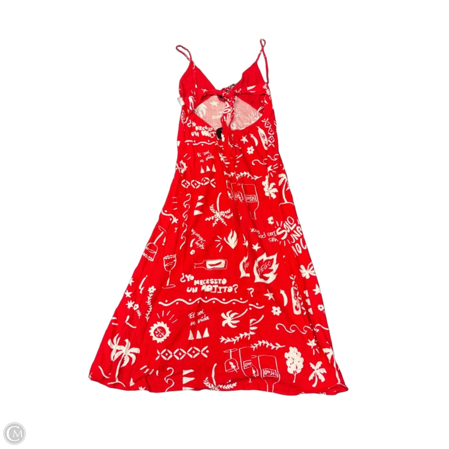 Dress Casual Maxi By Cmc In Red, Size: L