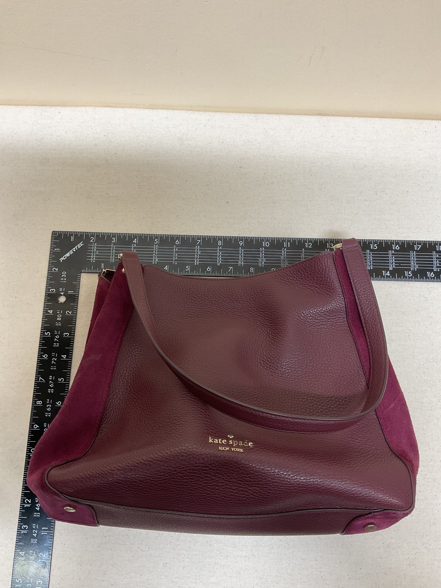 Handbag Designer By Kate Spade In Purple, Size:Medium