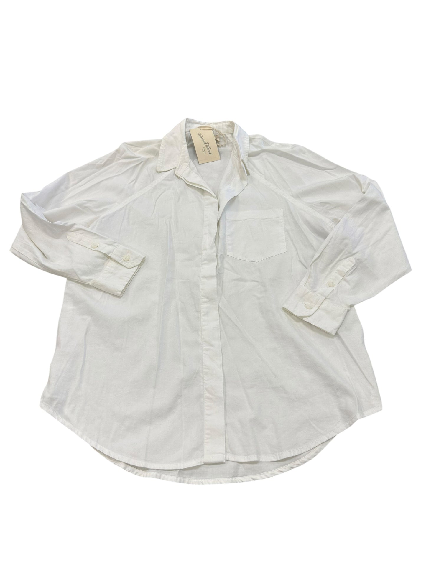 Top Ls By Universal Thread In White, Size:Xs