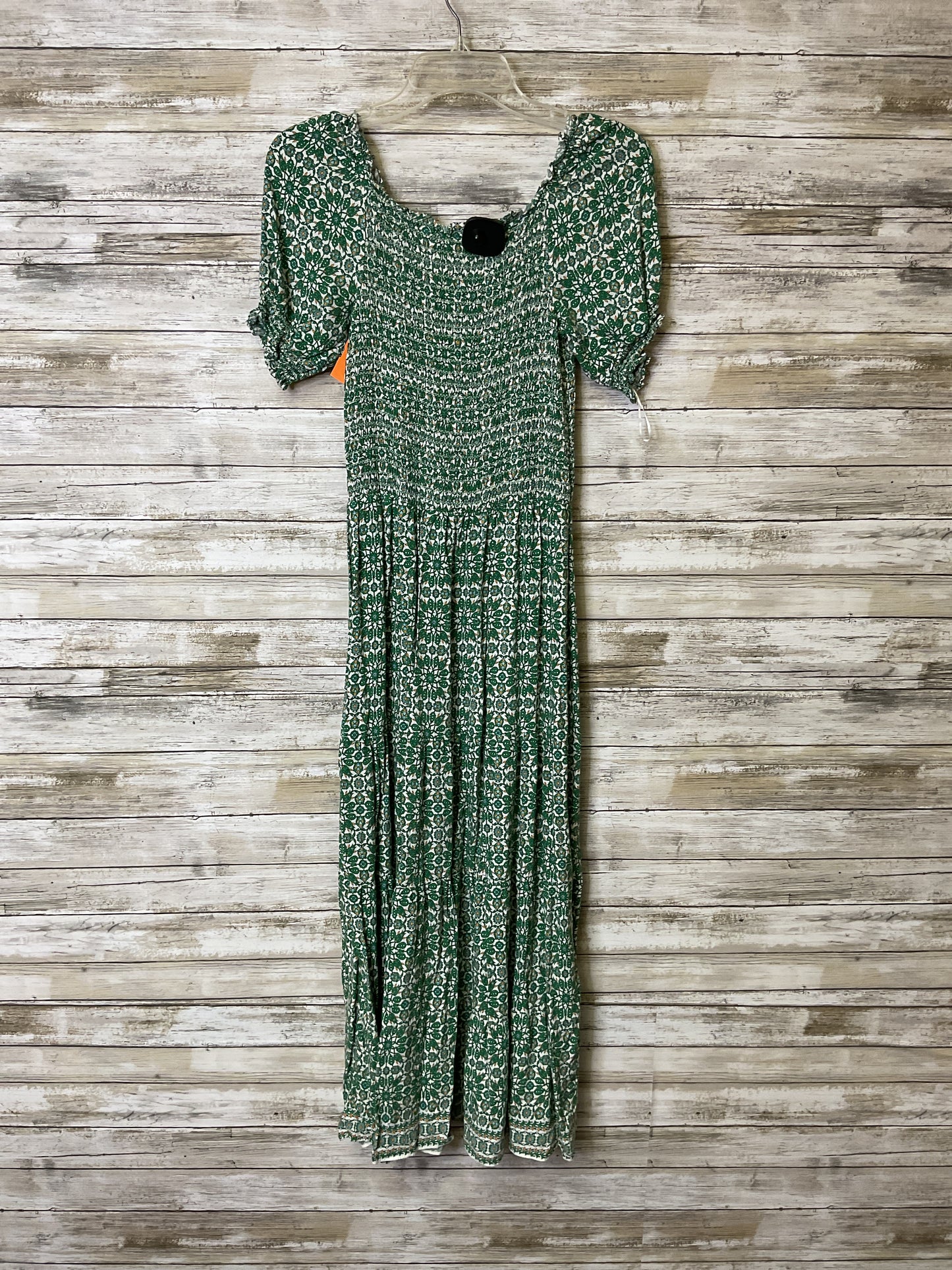 Dress Casual Maxi By Max Studio In Green & White, Size:M
