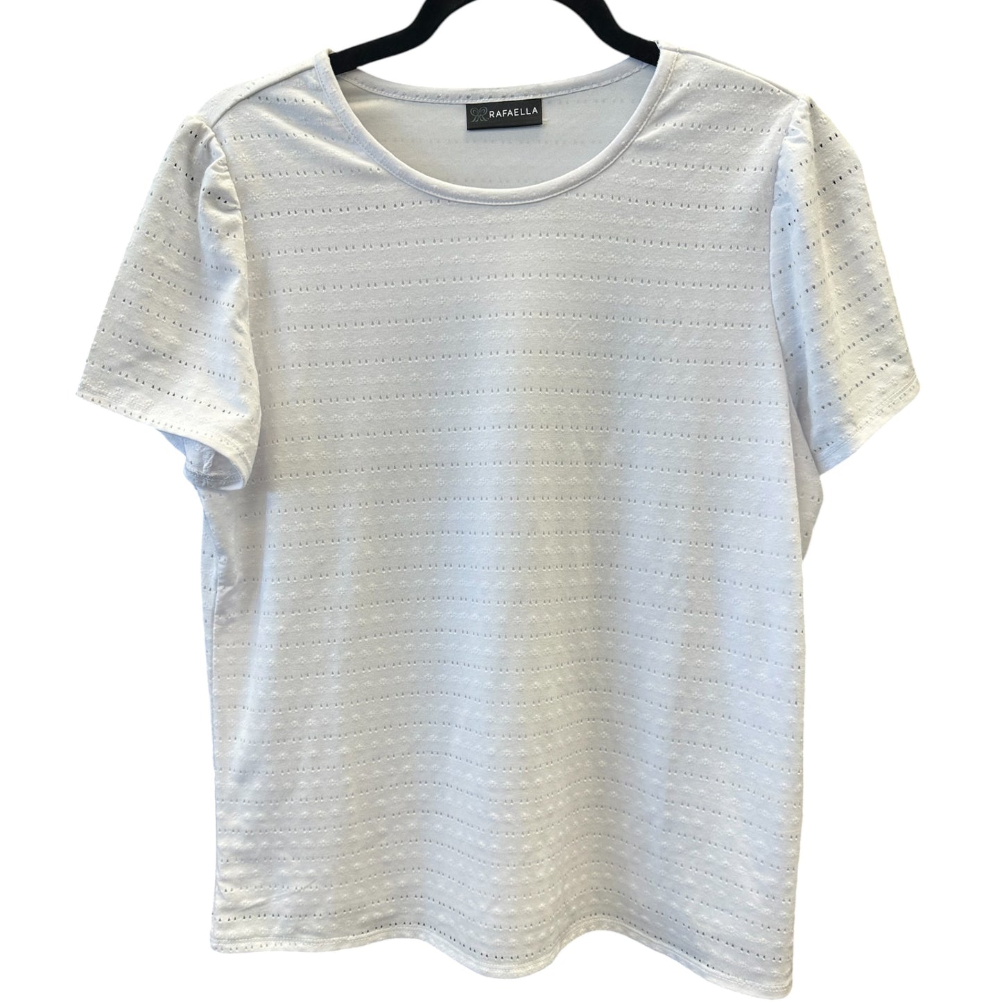 Top Ss Basic By Rafaella In White, Size:M