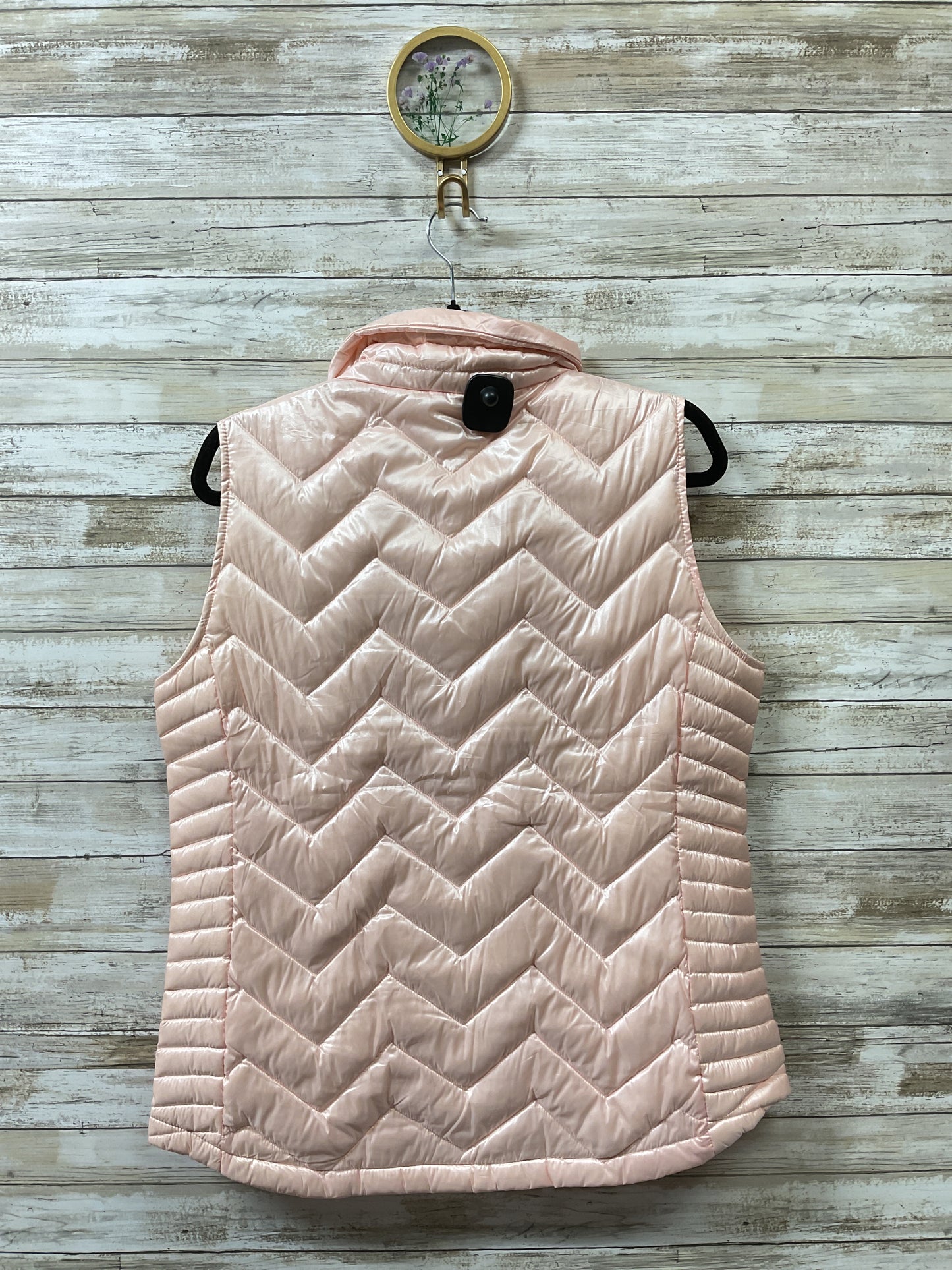 Vest Puffer & Quilted By Calvin Klein In Pink, Size:L